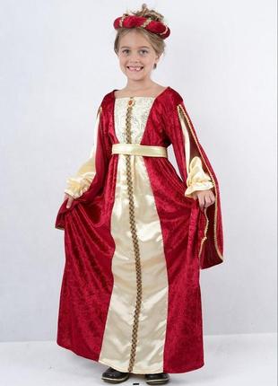 Карнавальный костюм принцесса средневековая s/m/l 87457