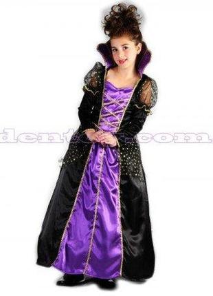 Карнавальный костюм принцесса волшебная сиреневое платье 87621