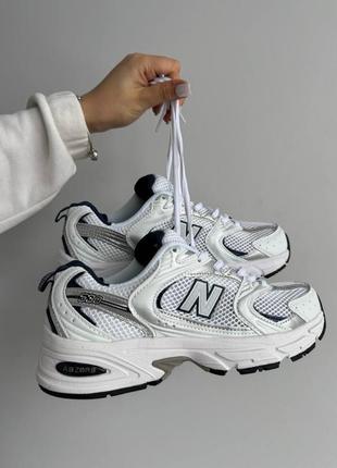 Нью Бленс серые new balance 530 silver