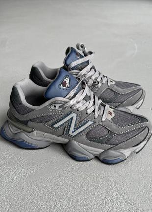 Нью беленс new balance 9060 grey leather