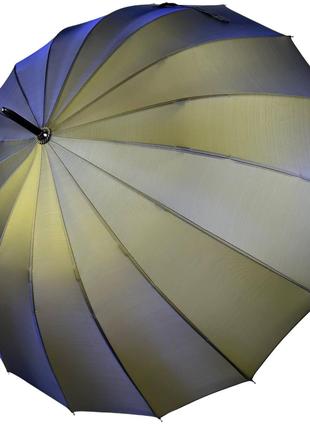 Женский зонт-трость хамелеон на 16 спиц полуавтомат от Toprain...