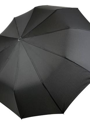 Чоловіча парасолька напівавтомат від Toprain чорна 0251-1