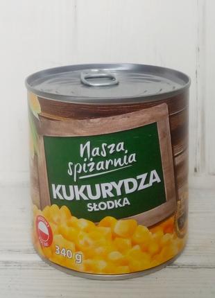 Кукуруза сладкая консервированная Nasza Spizrnia 340г (Польша)