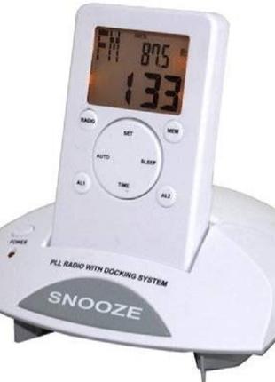 Радиоприемник - часы эксклюзивные с будильником и календарем Woer