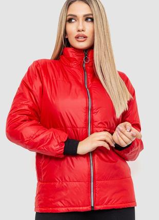 Куртка женская демисезонная, цвет красный, размер S, 244R012