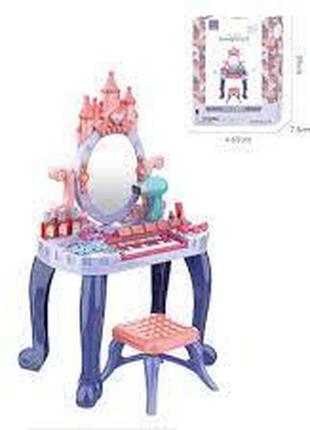 Дитячий туалетний косметичний столик-трюмо h=74 см зі стільчик...