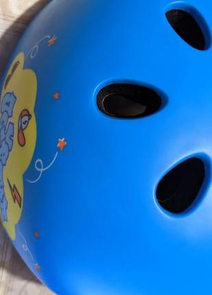 Защитный детский шлем  р. 50-54 синий