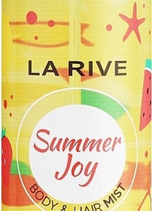 Спрей для тела и волос парфюмированный La Rive Summer Joy Mist...