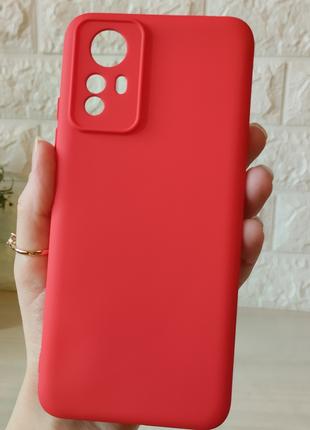 Яркий силиконовый чехол для Xiaomi redmi Note 12s мягкий с мик...