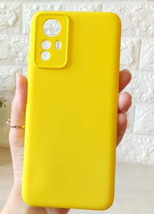 Яркий силиконовый чехол для Xiaomi redmi Note 12s мягкий с мик...