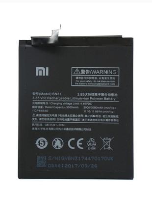 Аккумулятор оригинал Xiaomi BN31 Mi A1/ Mi5X/ Redmi Note 5A/ R...