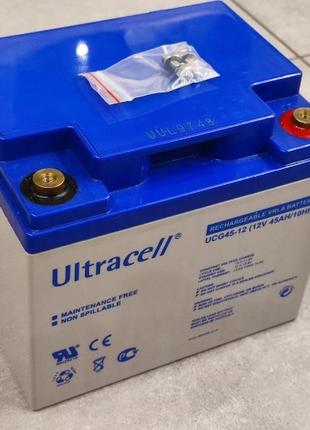 Ultracell 12V UCG45-12 12V 45 Ah GEL АКБ Гелевый Аккумулятор 1...