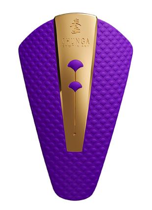 Вибратор для клитора Shunga Obi фиолетовый, 11.5 см x 7 см 18+