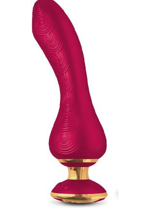 Вибратор Shunga Sanya с ручкой на подсветке, розовый, 18.5 см ...