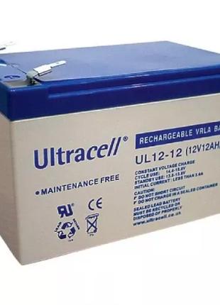 Ultracell UL12-12 12V 12A AGM АКБ Гелевый Аккумулятор 12 Вольт...