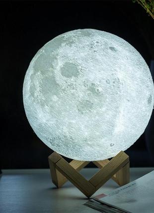 Ночник светящаяся луна moon lamp 13 см