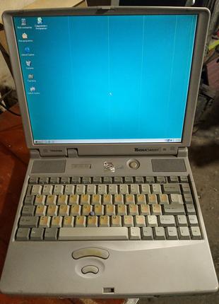 Ноутбук Pentium 166 MMX Toshiba с живой батареей РЕТРО