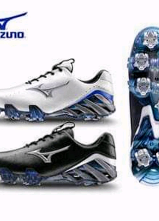 Кроссовки Mizuno Genem Dry Style Golf, мокасины сандалии шлёпанцы