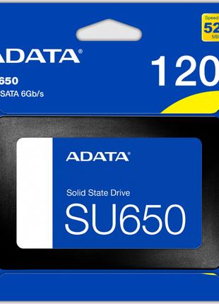 SSD Диск ADATA Ultimate SU650 120GB 2.5" 7mm SATAIII (ASU650SS...