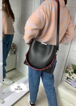Женская стильная и качественная сумка из искусственной кожи на...