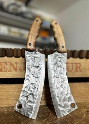 Нож-топорик ручной работы “Goff” кливерный сталь марки 65Г