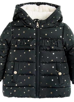 Детская зимняя куртка для девочки 68 см cool club