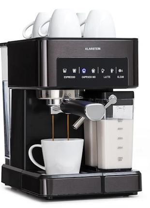 Кофеварка Klarstein Arabica Comfort 1350W 20 бар 1.8л сенсорна...