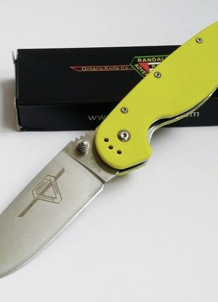 Ніж Ontario Rat Крыса Folder Model 1 Yellow Satin