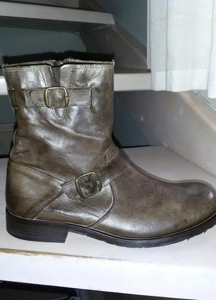 Nilson (швеція)- добротні шкіряні чоботи 42-43 розміру(28,5 см)