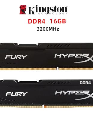 Оперативна пам'ять 32GB (2x16Gb) DDR4, 3200 MHz HyperX Fury