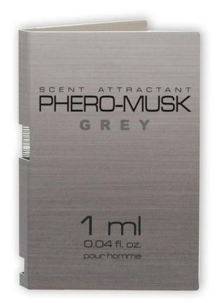 Духи с феромонами для мужчин PHERO-MUSK Grey, 1 ml