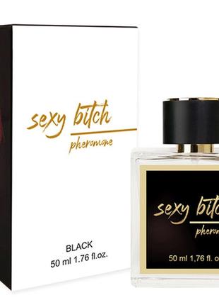 Парфюмерная вода с феромонами унисекс SEXY BITCH BLACK Pheromo...