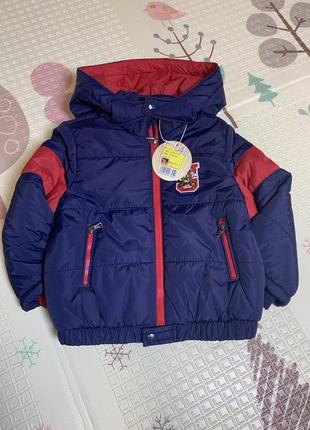Детская зимняя куртка для мальчика 18 месяцев (86 см)