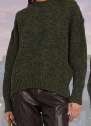 Альпака свитер оверсайз из смесовой шерсти donna альпака шерсть