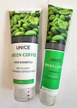 Бессульфатный уход за волосами с экстрактом зеленого кофе, 250...