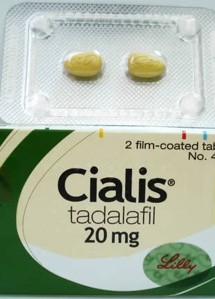 Сіаліс 2 таблетки Тадалафіл 20mg Cialis