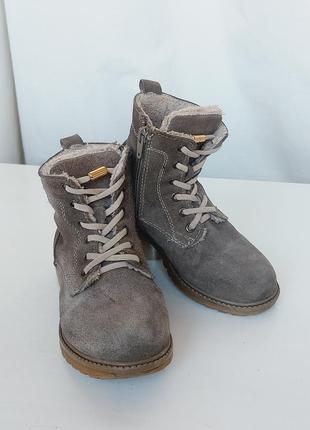 Демисезонные ботинки venice 31-32 замшевые сапоги ботинки