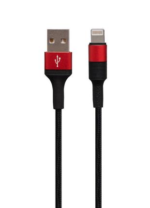 Кабель USB Borofone BX21 Lightning Колір Червоний