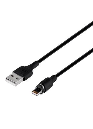 Кабель USB Hoco X52 Sereno magnetic Lightning Колір Чорний