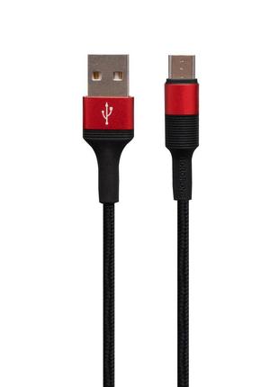 Кабель USB Borofone BX21 Micro Колір Червоний