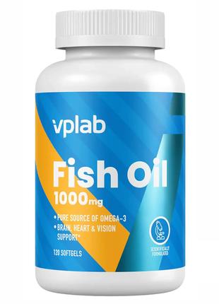 Рыбий жир Омега 3 VpLab Fish Oil 120 Softgels