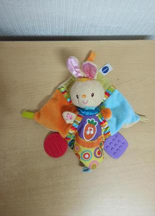 Музыкальная игрушка кролик cuddle and teethe bunny от vtech