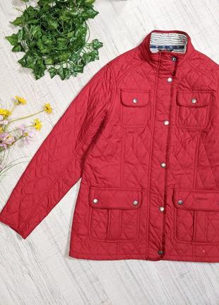 Куртка barbour жіноча демісезонна стьобана червона оригінал