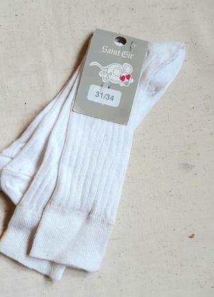 Шкарпетки дитячі білі розмір 32-36