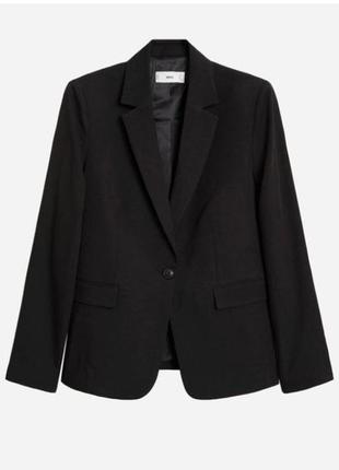 Блейзер пиджак жакет пиджак классический черный новый слегка т...