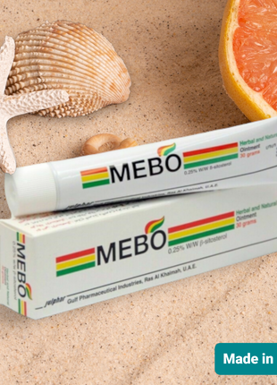 Mebo крем Мебо 0,25% заживляющая мазь от ожогов рубцов 30г Египет