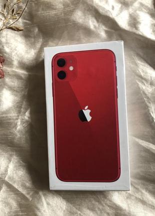 Коробка Apple iPhone 11 Red 64 Gb, A 2111