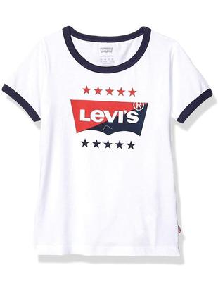 Нова футболка levi's для дівчинки 5-6 років