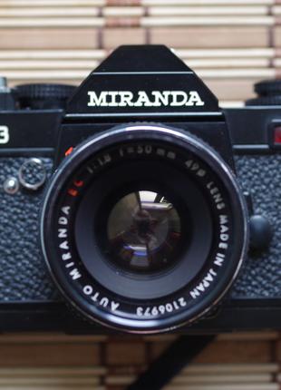 Фотоаппарат Miranda dx-3 + miranda ec 1.8 50 mm с фильтром