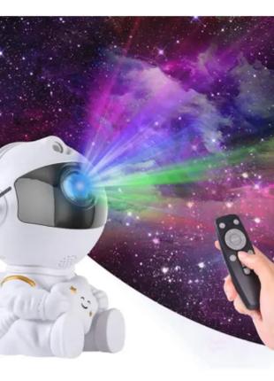 Лазерный ночник-проектор звездного неба космонавт